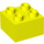 LEGO Duplo Levendig geel Steen 2 x 2 (3437 / 89461)