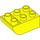 LEGO Duplo Levendig geel Steen 2 x 3 met Omgekeerd Helling Curve (98252)