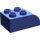 LEGO Duplo Paars (Violet) Steen 2 x 3 met Gebogen bovenkant (2302)