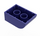 LEGO Duplo Paars (Violet) Steen 2 x 3 met Gebogen bovenkant (2302)