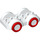 LEGO Duplo White Car with Red Wheels (35026)