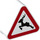LEGO Duplo blanc Sign Triangle avec Sauter Deer (42025 / 46521)