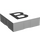 LEGO Duplo blanc Tuile 2 x 2 avec Côté Indents avec &quot;B&quot; (6309 / 48462)