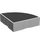 LEGO Duplo blanc Tuile 2 x 2 avec Côté Indents avec Noir Trimestre Disc (6309 / 48736)