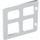 LEGO Duplo Weiß Fenster 4 x 3 mit Bars mit unterschiedlich großen Scheiben (2206)