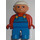 LEGO DUPLO with Blue Overalls Duplo Figure
