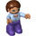 LEGO Duplo Woman mit Bobbed Haar Duplo Abbildung