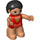 LEGO Duplo Woman mit pageboy Haar 9 Duplo Abbildung