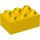 LEGO Duplo Geel Steen 2 x 3 (87084)