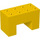 Duplo Gelb Backstein 2 x 4 x 2 mit 2 x 2 Ausgeschnitten auf Unterseite (6394)