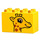 LEGO Duplo Jaune Brique 2 x 4 x 2 avec Giraffe Diriger (31111 / 43531)