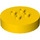 LEGO Duplo Jaune Brique 4 x 4 x 1.5 Cercle avec Coupé (2354)