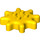 LEGO Duplo Jaune Équipement Roue Z8 avec Tube avec o Clutch Power (26832)