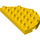 LEGO Duplo Jaune assiette 8 x 4 Semicircle (29304)