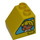 LEGO Duplo Yellow Slope 2 x 2 x 1.5 (45°) with Window with Boy / Girl Faces (6474 / 25300)