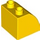 LEGO Duplo Jaune Pente 45° 2 x 2 x 1.5 avec Incurvé Côté (11170)
