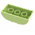 LEGO Duplo Geelachtig groen Steen 2 x 4 met Gebogen Sides (98223)