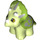 LEGO Duplo Vert jaunâtre Triceratops De bébé avec grise et Green (78307)