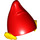 LEGO Oreilles avec rouge Elf Chapeau (39182)