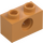 LEGO Earth Orange Brick 1 x 2 with Hole (3700)