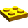 LEGO Aarde Oranje Plaat 2 x 2 (3022 / 94148)