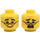 LEGO Edna Minifigure Kopf (Einbau-Vollbolzen) (3626 / 34106)
