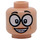 LEGO Edna Mode Minifigure Head (Recessed Solid Stud) (3626 / 38154)