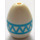 LEGO Egg with Easter Egg Medium Azure Lines (24946)