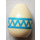 LEGO Egg with Easter Egg Medium Azure Lines (24946)