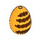 LEGO Egg with Reddish Brown Stripes (24946 / 104741)