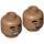 LEGO El Dorado Minifigure Head (Recessed Solid Stud) (3626 / 36054)