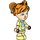 LEGO Ella (Micro Doll) with Cat Dress Minifigure