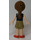 LEGO Emily Jones met Dark Tan Shorts en Dark Blauw Top minifiguur