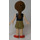 LEGO Emily Jones avec Bronzer Foncé Shorts et Dark Bleu Haut Minifigurine