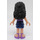 LEGO Emma, Dark Blauw Skirt, Purple Top minifiguur