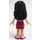 LEGO Emma met Paars Top en Magenta Rok Minifiguur