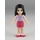 LEGO Emma with purple top and magenta skirt Minifigure