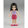 LEGO Emma met Paars Top en Magenta Rok Minifiguur