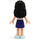 LEGO Emma with White Jacket and Purple Skirt Minifigure