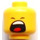 LEGO Emmet Head Winking and Yawning (Recessed Solid Stud) (3626)