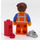 LEGO Emmet - Lopsided Closed Mouth Smile and Plate on Leg Minifigure