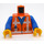 LEGO Emmet Minifigur Torso mit Worn Streifen (973 / 76382)