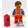 LEGO Emmet mit Lopsided Smile und No Platte auf Bein Minifigur