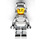 LEGO Engineer z Srebro Breastplate Minifigurka