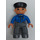 LEGO Eric the Postman z pokazaniem zębów