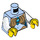 LEGO Eris mit Pearl Gold Schulter Armor und Chi Torso (973 / 76382)