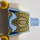LEGO Eris mit Pearl Gold Schulter Armor und Chi Torso (973 / 76382)