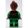 LEGO Extreme Team Woman with Green Legs and Brown Ponytail Minifigure