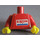 LEGO Exxon Fuel Tank Operator with Torso Sticker Torso (973)