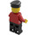LEGO Exxon Town with black legs and black hat Minifigure